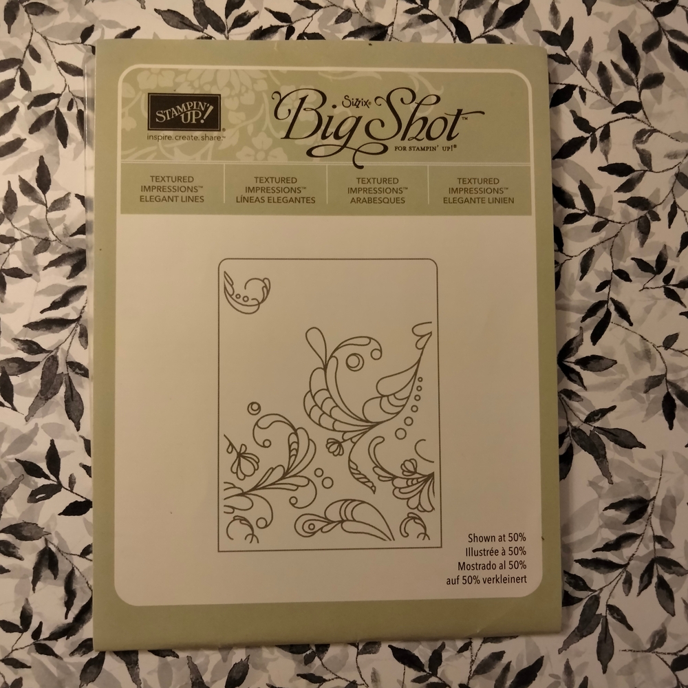 Stampin' Up! Big Shot Textured Impressions - Elegant Linen Design